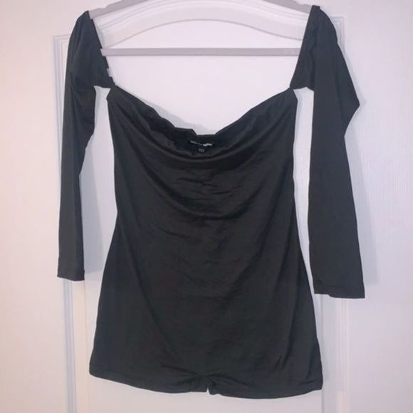 NEW Fashion Nova Off Shoulder Romper - Picture 1 of 3